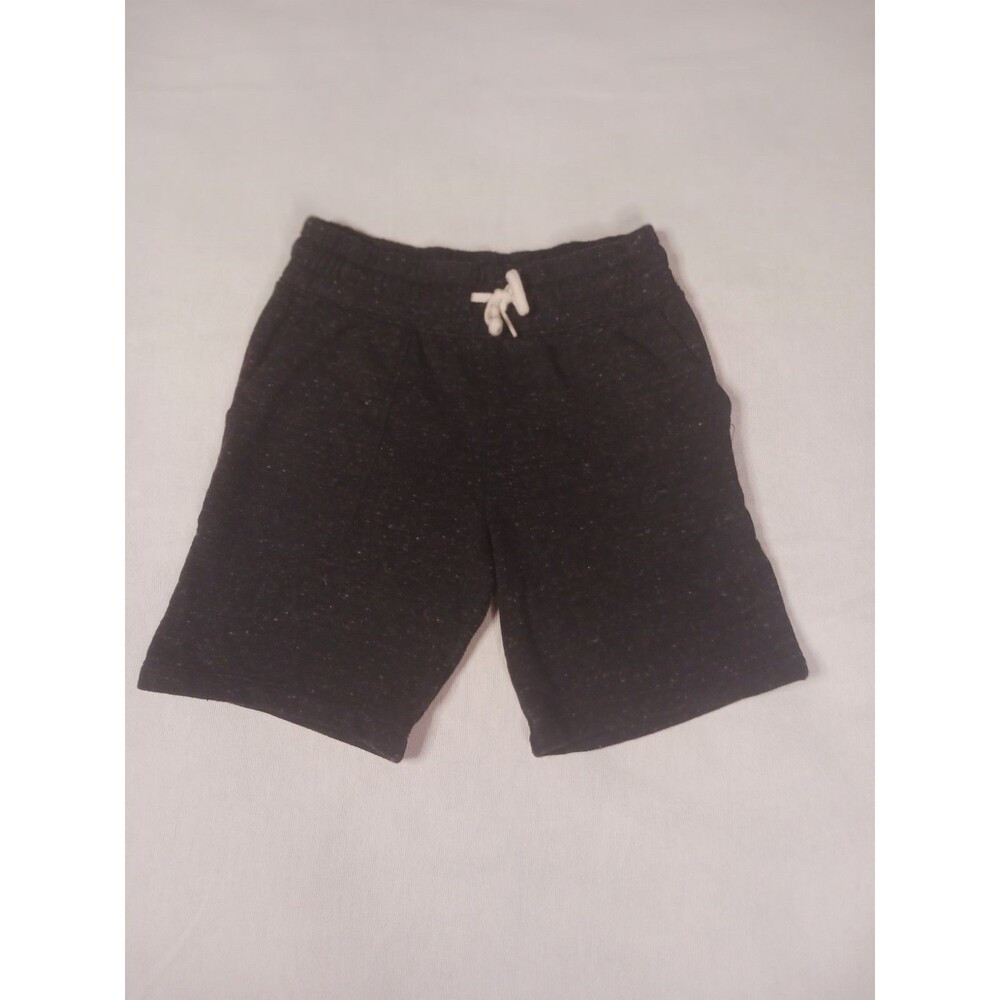 Wonder Nation Boys Black Sweatpant Shorts Size M 8